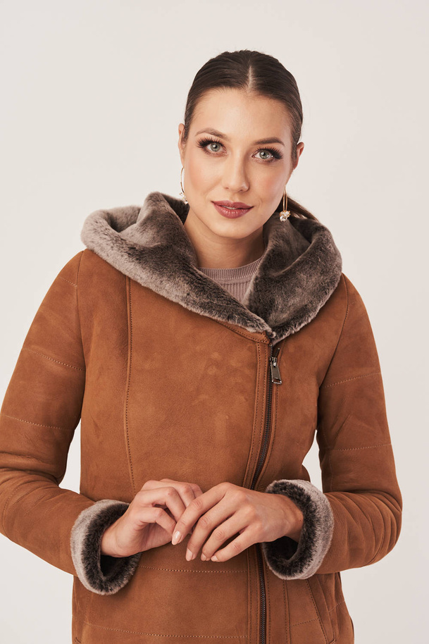 Cojoc dama din blana naturala