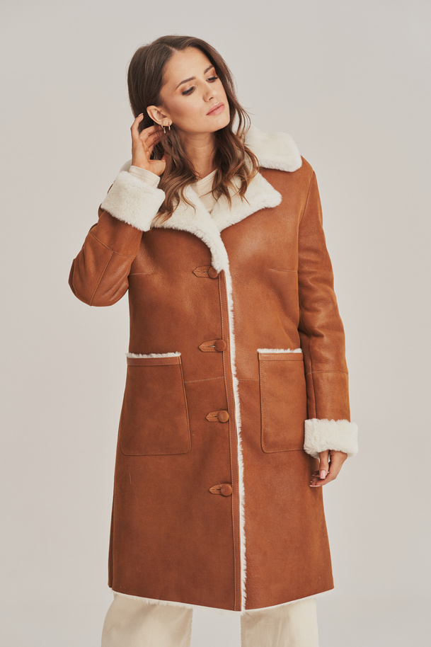 Cojoc damă din piele de miel