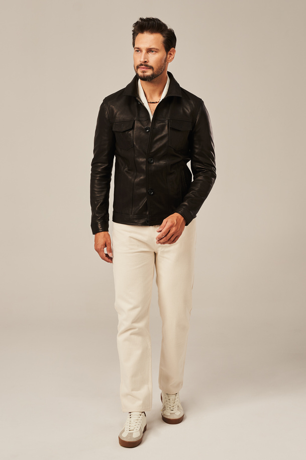 Geacă bărbătească din piele naturală