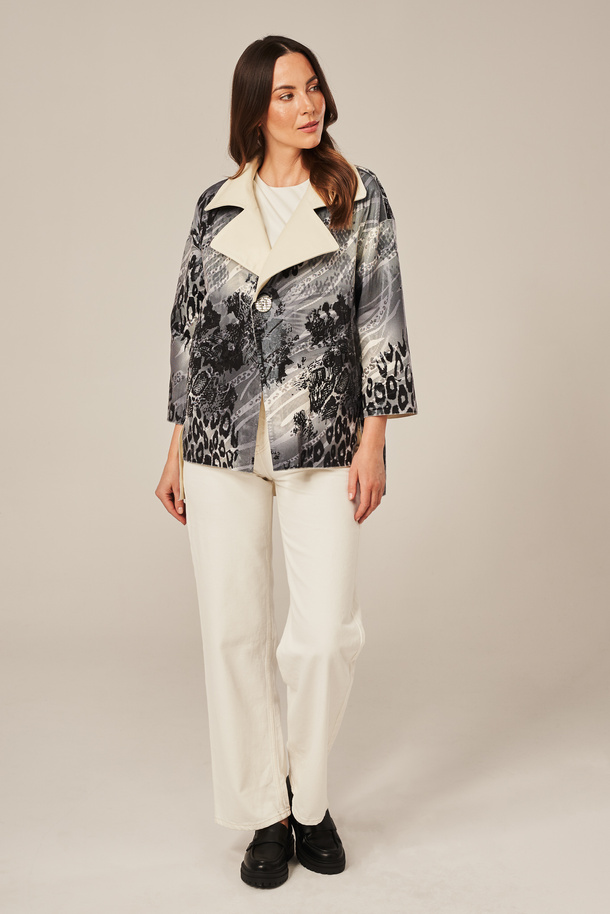 Geacă de damă din piele naturală bej